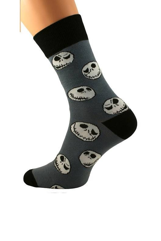 5650 Skarpety Popsox Halloween Bratex KL-278 szary