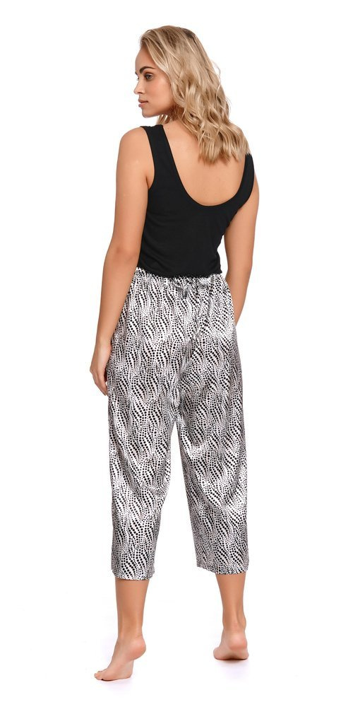 4233 Spodnie Piżamowe 7/8 Doctor Nap - black