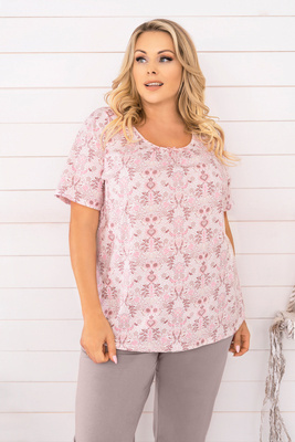 Kalmia Piżama Damska krótki rękaw, 3/4 spodnie Italian Fashion- druk