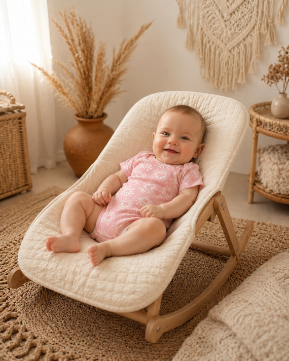 Body niemowlęce Mamatti BK16325 różowe bawełniane krótki rękaw