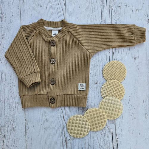 11249C "Natural Waffel" Bluza Makoma camel