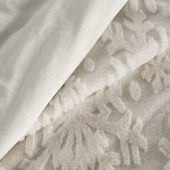 Blink 2 Koc świąteczny Eurofirany kremowy złoty