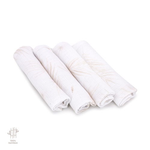 Chusteczki 100% Bamboo Muślin Lightness Makaszka