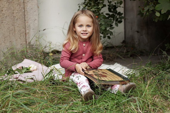 40218B "ROSES" Tunika dla dziewczynki Makoma bordowy