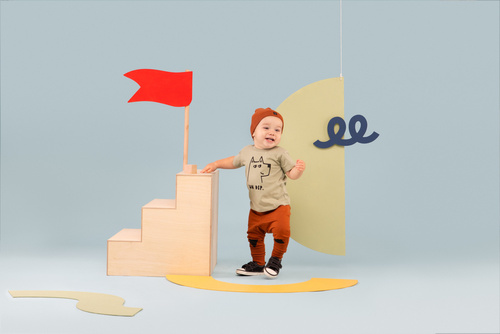 Olivier T-shirt chłopięcy z krótkim rękawem Pinokio - zielony