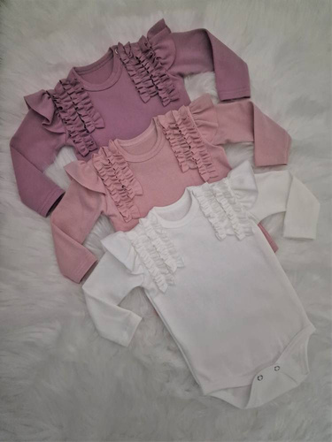 Maja Body z długim rękawem Bambarillo wrzosowy