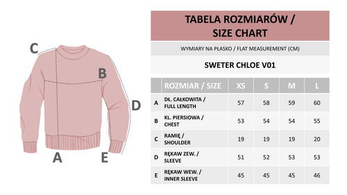 Chloe V01 Sweter damski Mona black