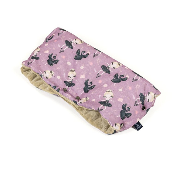 Mufka do wózka zimowa Baleriny - Light pink Cocobird jasny róż
