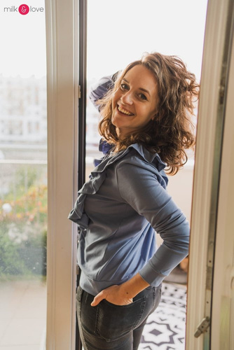 Milky Waves bluzka do karmienia Milk&Love beżowy