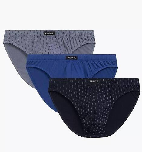  3MP-177 A'3 Slipy męskie Atlantic - granat-niebieski - szary