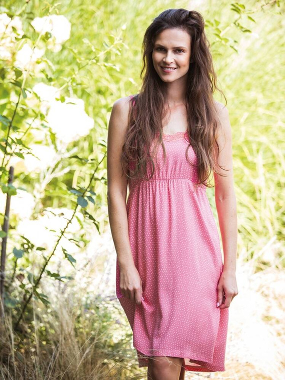 LND 562 Koszula damska Key różowy