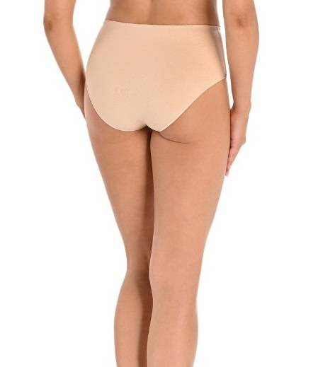 1125 Vicky Figi z wysokim stanem Teyli - beżowy