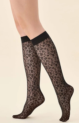  575 Esma Podkolanówki 20 den Gabriella czarny