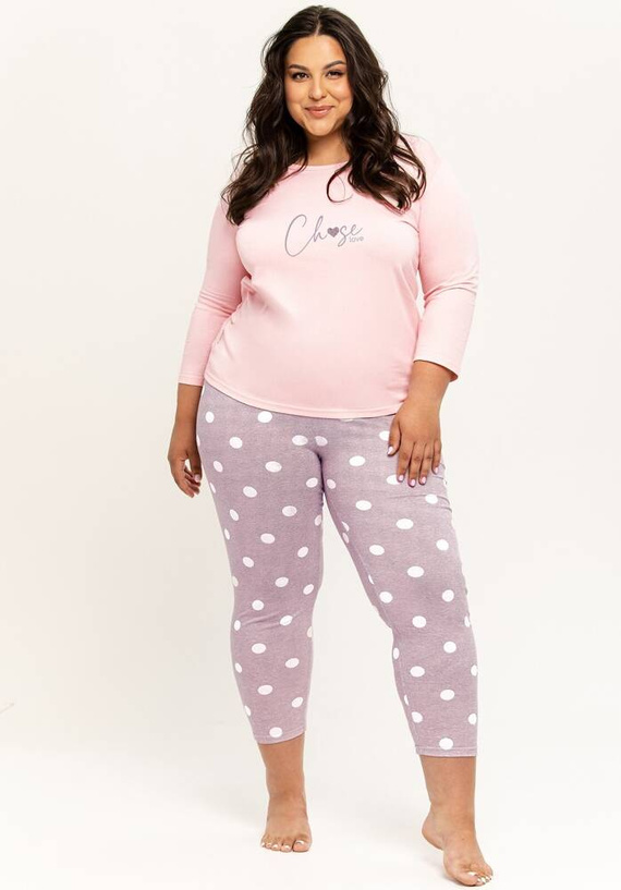 3268 Libby Piżama damska Taro -różowy