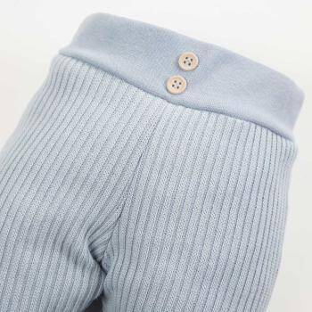 Puppy Playtime Legginsy sweterkowe Eevi - niebieskie