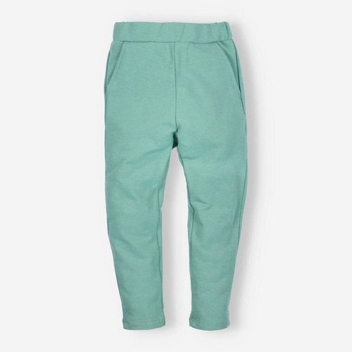 ILC-0018/JZI Spodnie dresowe dla dziewczynki I Love Colors - zielony