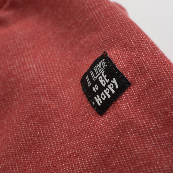 Pumpy niemowlęce "Happy Llama" Pinokio - czerwony