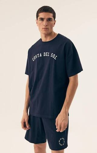 42605 Sol Piżama Męska Core Henderson - navy