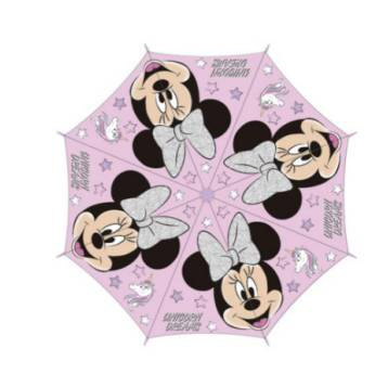 5242 Parasolka dla dzieci Myszka Mini Minnie Mouse parasol Setino unicorn gwiazdki różowy 