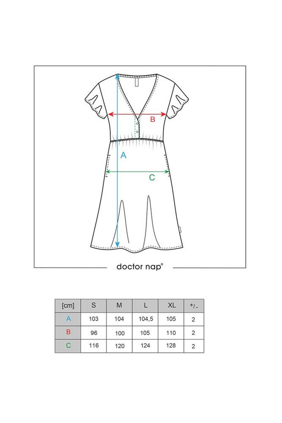 5136 Koszula Nocna do karmienia Doctor Nap - folk flowers