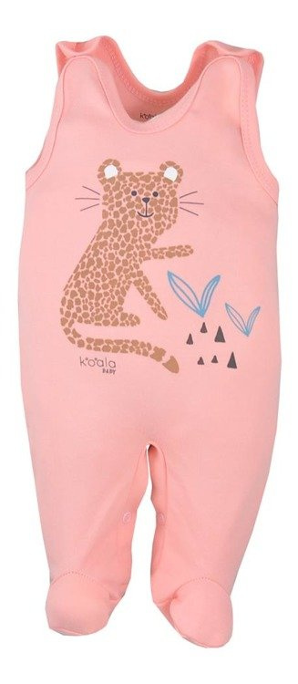 Śpioch bawełniany "FARMA" Koala - różowy