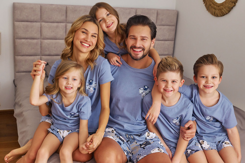 7206 Piżama Damska Doctor Nap - sheep (niebieski)