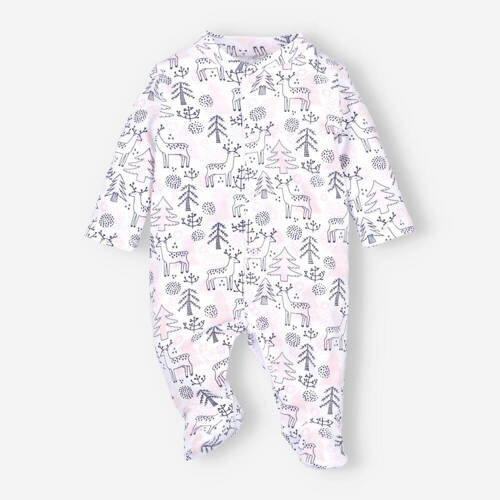 ABN-4452/LAS Jelonki Pajacyk z bawełny organicznej Nini druk