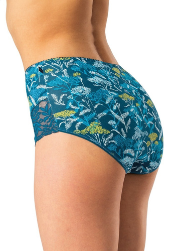 Figi damskie Key LPF 577 niebieski– bawełna, komfortowe, 2 sztuki w opakowaniu