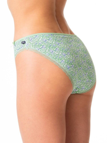 LPR 548 A'2 Figi damskie 2-pak Key zielony czerwony