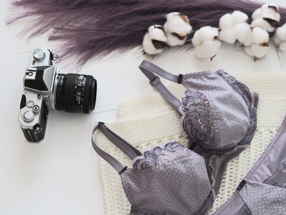 19105 Stella Biustonosz soft Mediolano stalowy 