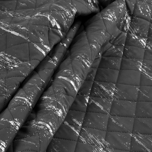 Blink 1 narzuta dekoracyjna Design91 grafitowy/srebrny