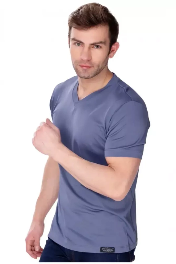 6087 Koszulka t-shirt Caro James Bradley grafitowy