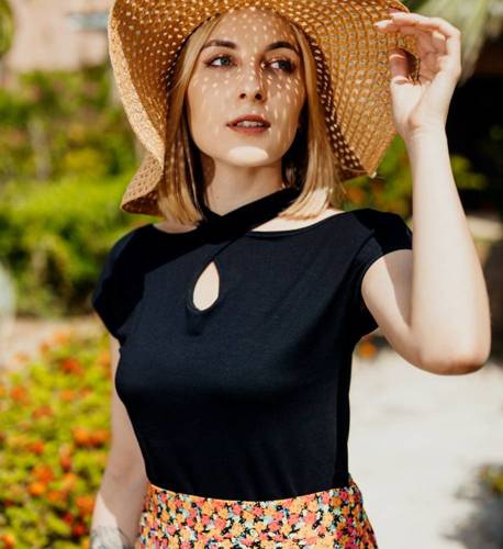 Nata Bluzka damska  Eldar - czarny