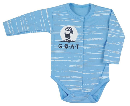 Mountains Kopertowe Body rozpinane z długim rękawem Koala - niebieski