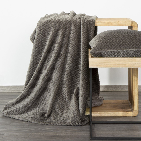 Cindy 3 Koc, narzuta Designe91 -grafitowy