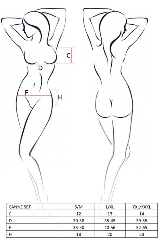 Canne Set Komplet Passion czarny