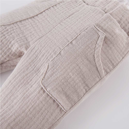 Pacific Spodnie muśliowe Eevi - beżowy