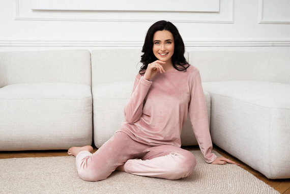 Akara Komplet damski Italian Fashion - róż pudrowy 