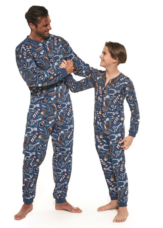 Cornette 185,186/125 Barber Kombinezon Chłopięcy - jeans