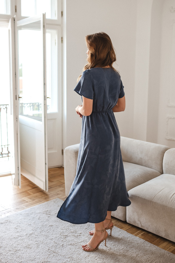 Sukienka ciążowa i do karmienia Milk & Love Lovely Dress Long granatowa