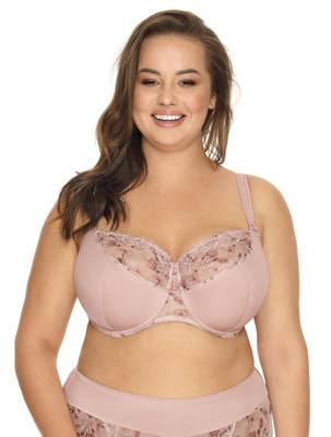 1044 Pamela Biustonosz półusztywniany Maxi Gaia - różowy