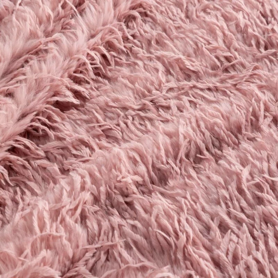 Adore Koc narzuta włochacz futrzak Eurofirany pudrowy