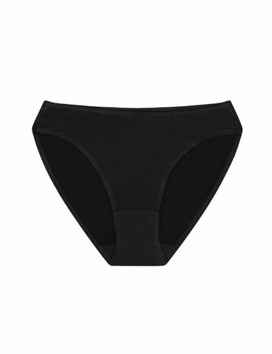 Figi Hi Cut Panty Cotton- czarny