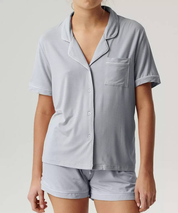 NLP-496 Piżama Damska  Atlantic- j.niebieski