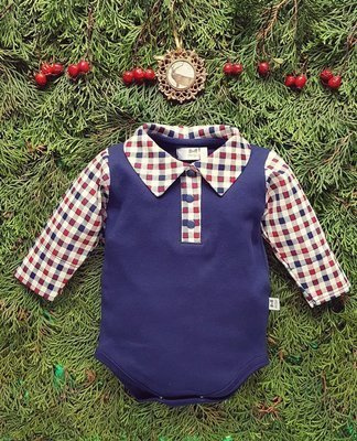 M41P Little Gentleman Body Polo Marija - grantowy