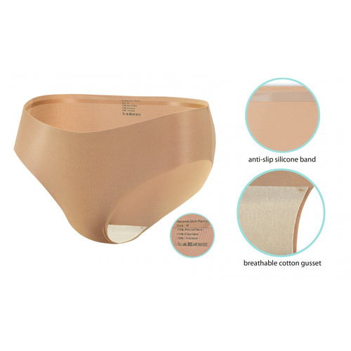 Figi laserowe z silikonem Sesto Senso beżowy