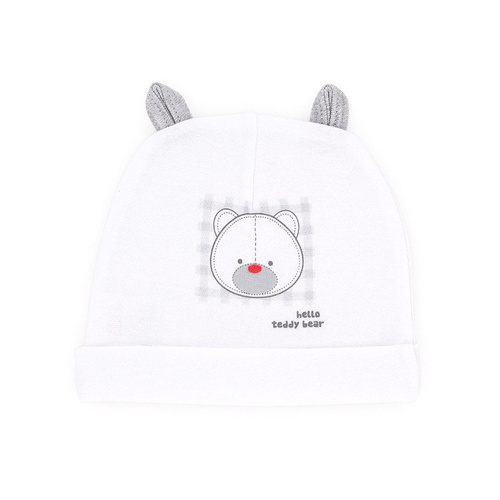 Czapka niemowlęca "WHITE ORGANIC" Makoma 