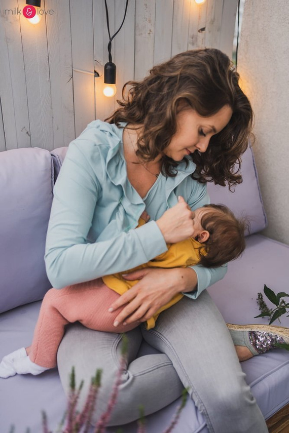 Milky Waves bluzka do karmienia Milk&Love beżowy