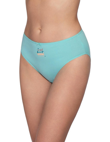 Majtki damskie L-120 BI-103 Lama – Bawełniane figi, klasyczny krój, 3 sztuki