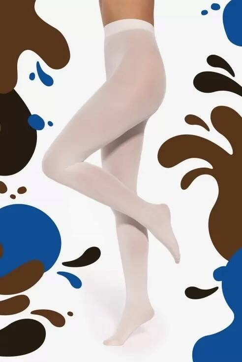 Wedel Microfibre Rajstopy damskie 40 den Gatta - white choco